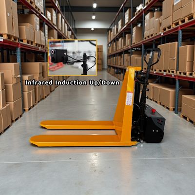 Electric Infrared Induction Heavy-Duty 1500kg Electric Pallet Truck with 1 Year Warranty